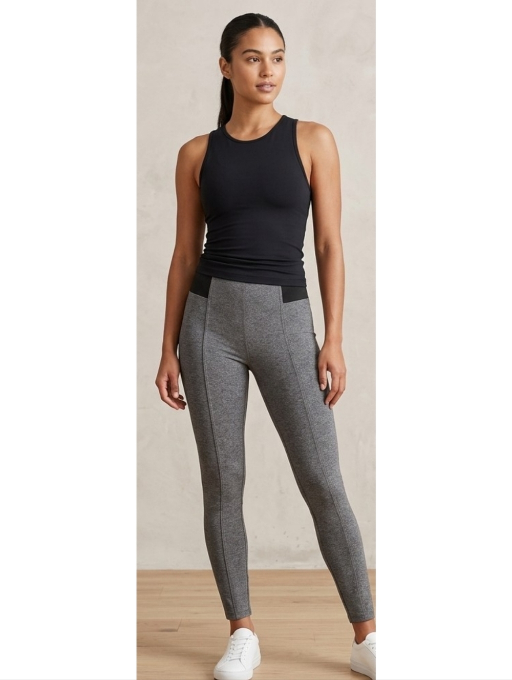 Ann Taylor Factory Leggings Gray Size M